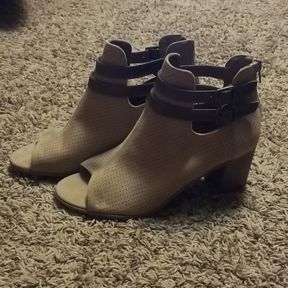 Open Toe Booties